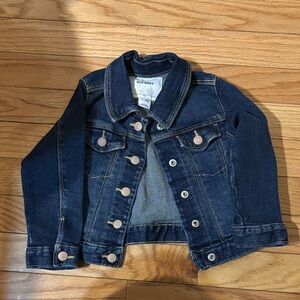 Old Navy Kids Longsleeve Dark Blue Jean Jacket 12 - 18M